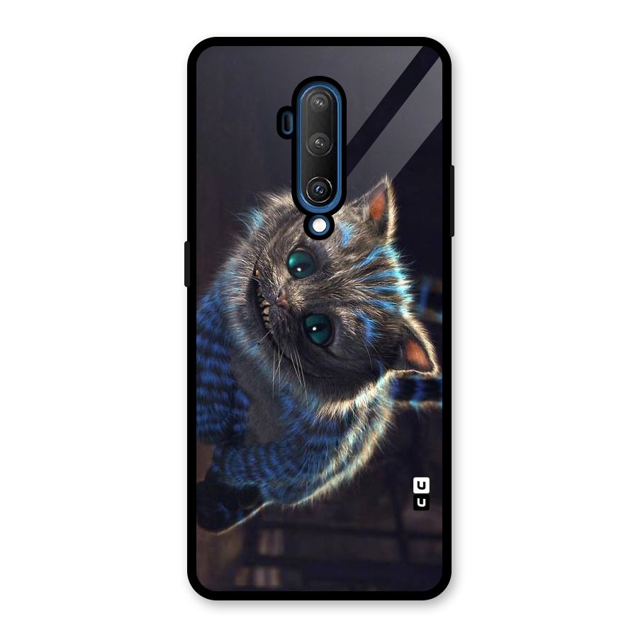 Cat Smile Glass Back Case for OnePlus 7T Pro