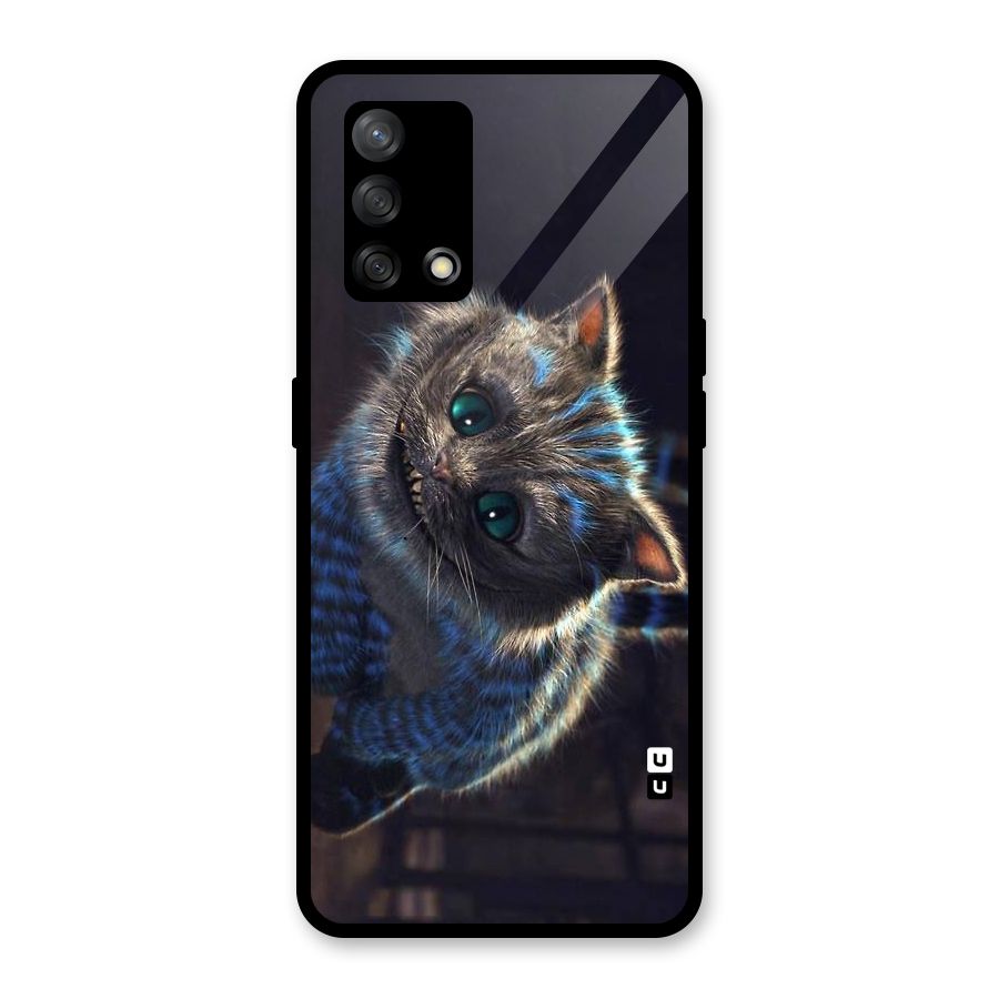 Cat Smile Glass Back Case for Oppo F19