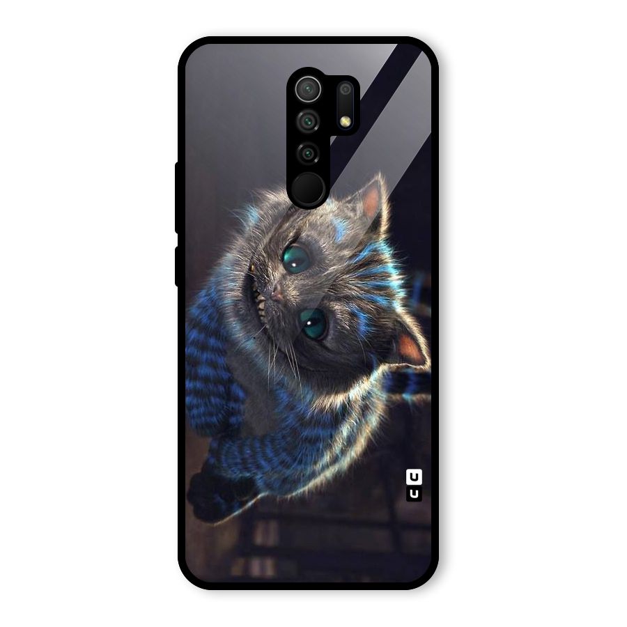 Cat Smile Glass Back Case for Poco M2