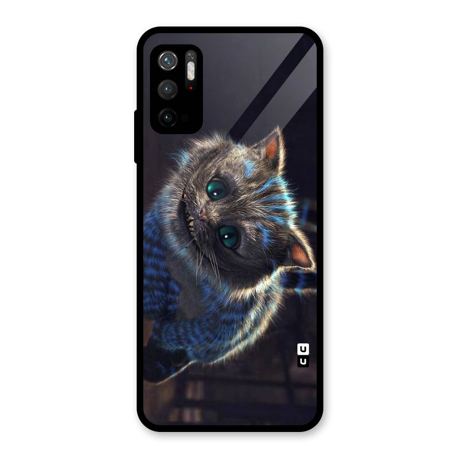Cat Smile Glass Back Case for Poco M3 Pro 5G