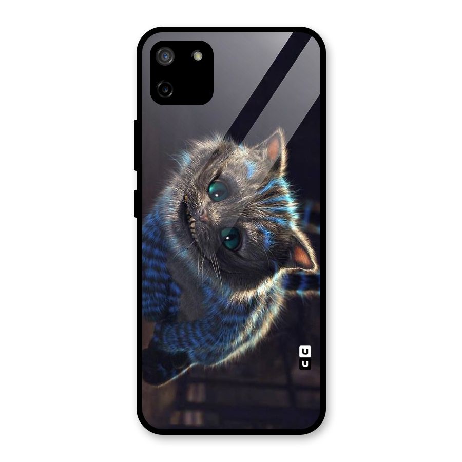 Cat Smile Glass Back Case for Realme C11
