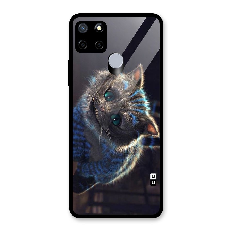 Cat Smile Glass Back Case for Realme C12