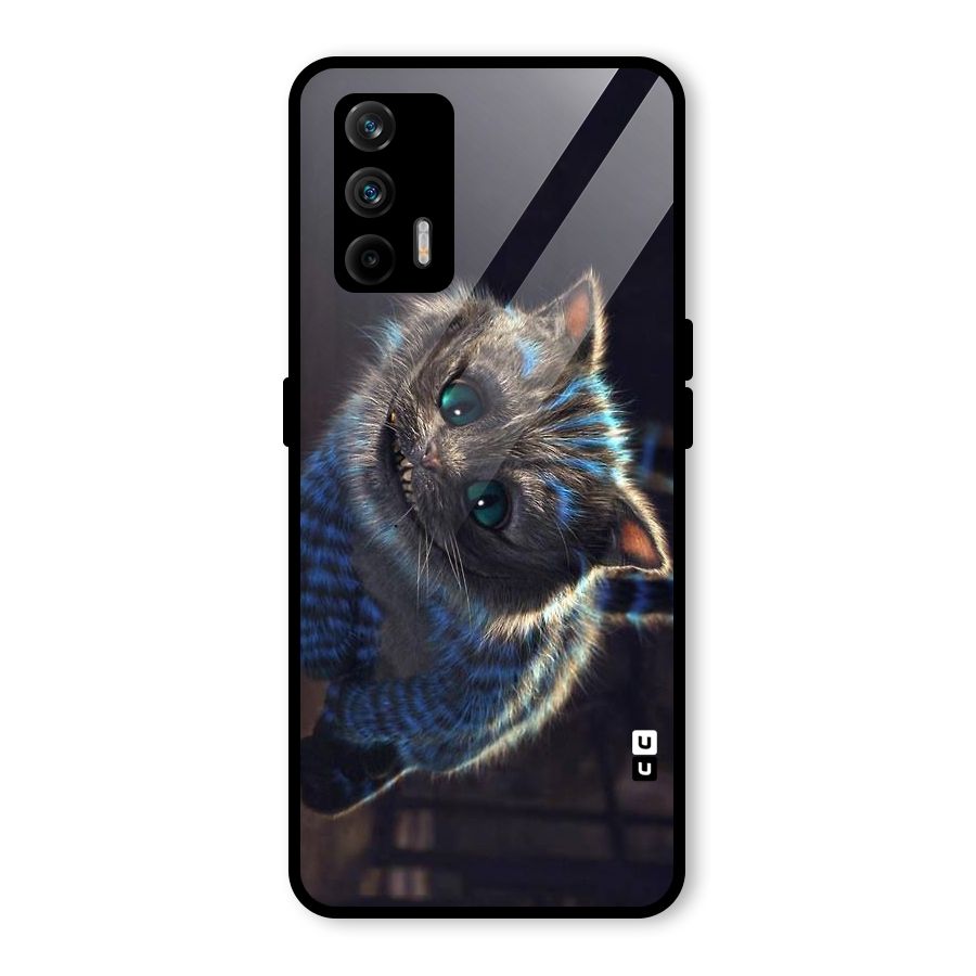 Cat Smile Glass Back Case for Realme GT 5G