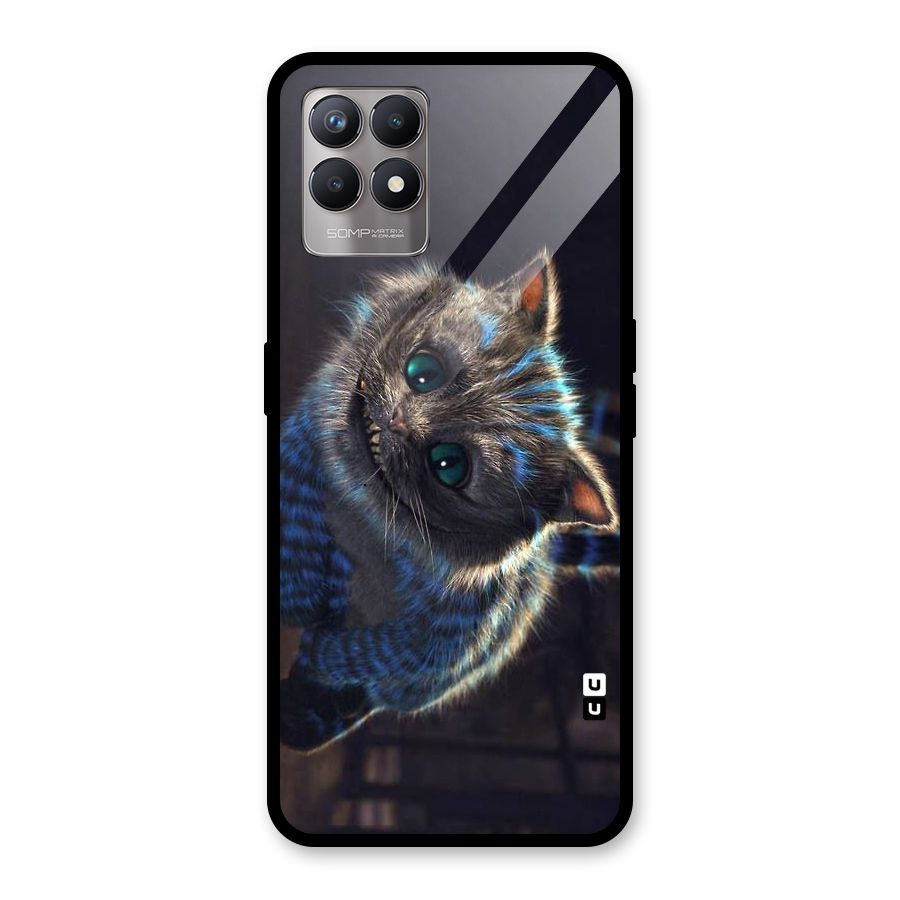 Cat Smile Glass Back Case for Realme Narzo 50
