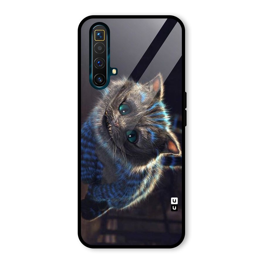 Cat Smile Glass Back Case for Realme X3 SuperZoom