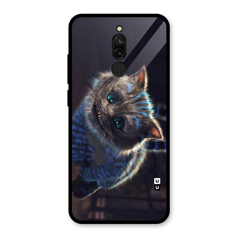 Cat Smile Glass Back Case for Redmi 8