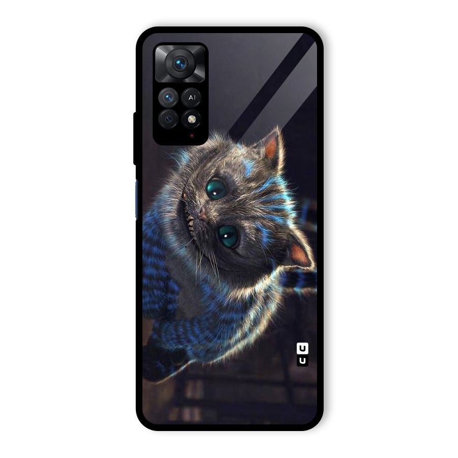 Cat Smile Glass Back Case for Redmi Note 11 Pro