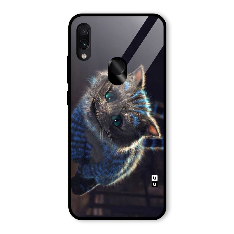 Cat Smile Glass Back Case for Redmi Note 7 Pro