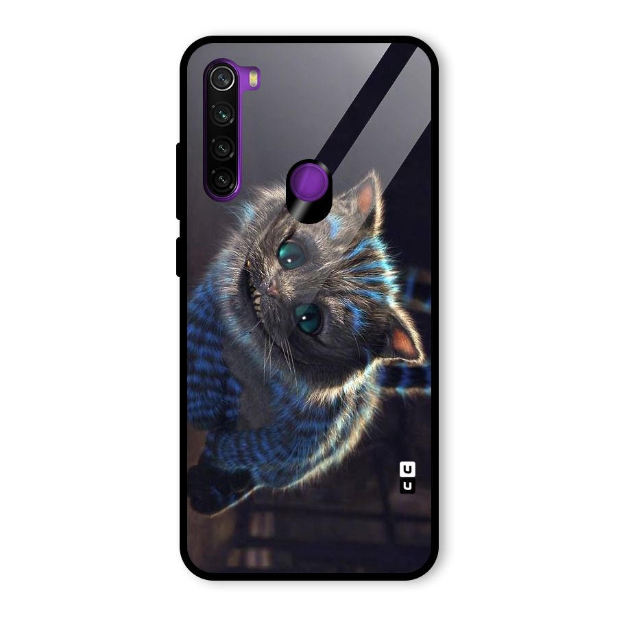 Cat Smile Glass Back Case for Redmi Note 8