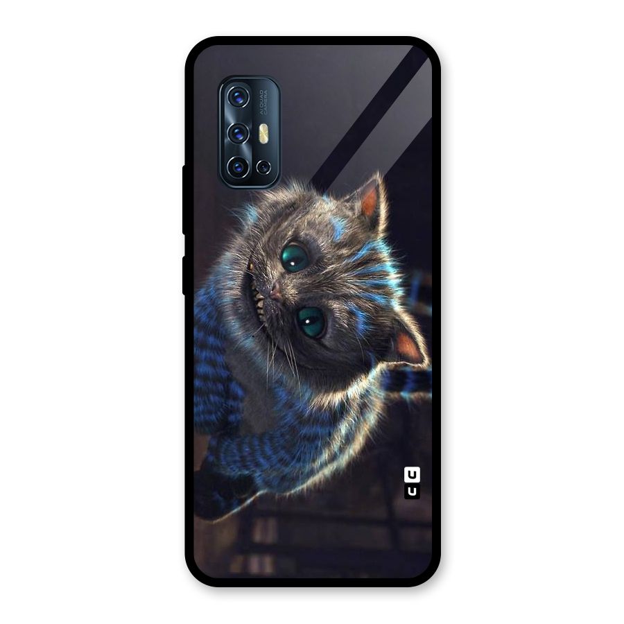 Cat Smile Glass Back Case for Vivo V17
