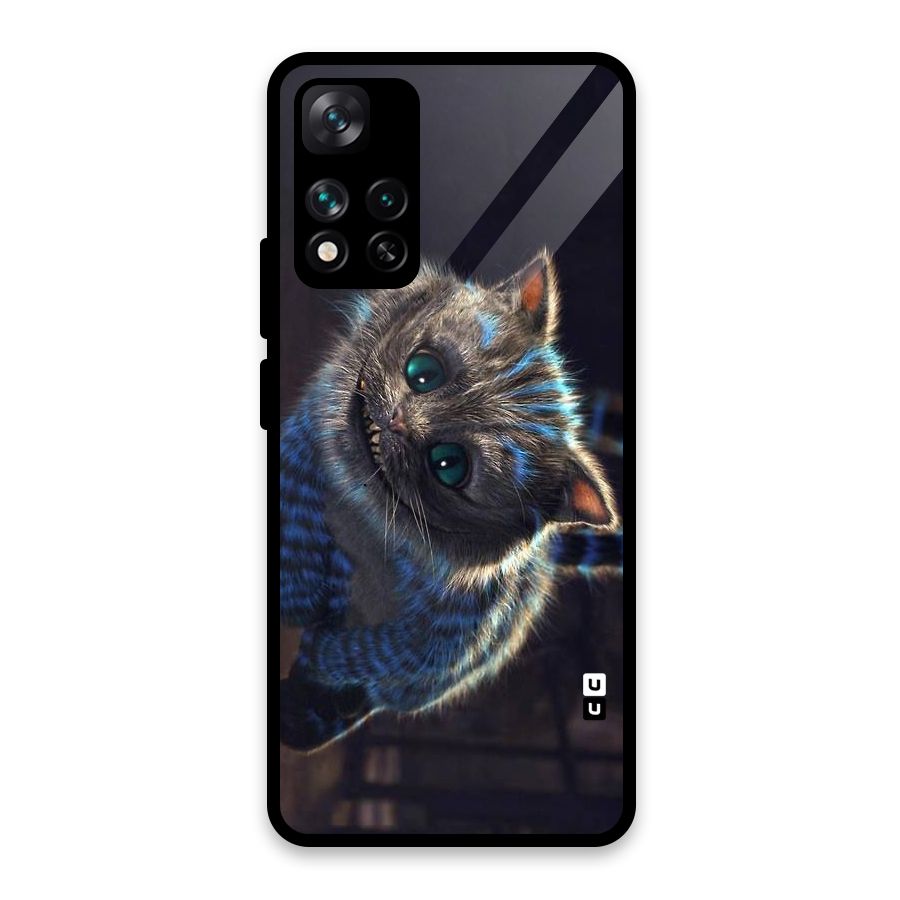 Cat Smile Glass Back Case for Xiaomi 11i HyperCharge 5G