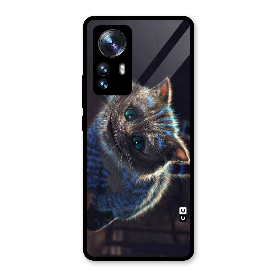 Cat Smile Glass Back Case for Xiaomi 12 Pro