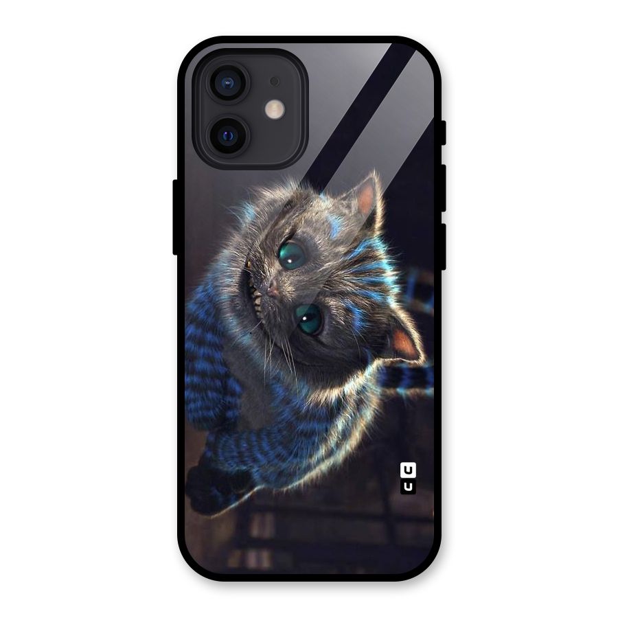 Cat Smile Glass Back Case for iPhone 12