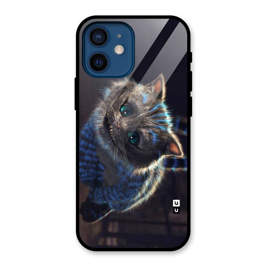 Cat Smile Glass Back Case for iPhone 12 Mini
