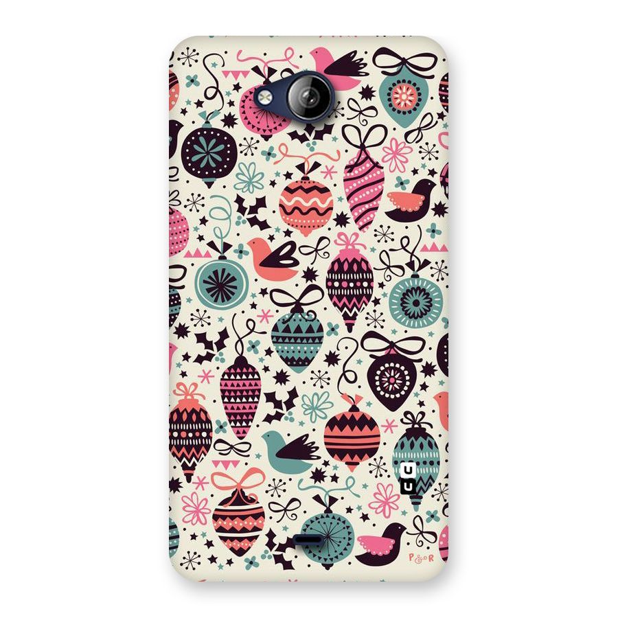 Celebration Pattern Back Case for Canvas Play Q355