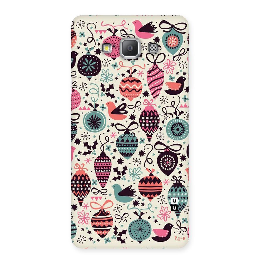 Celebration Pattern Back Case for Galaxy A7