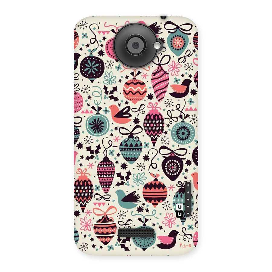 Celebration Pattern Back Case for HTC One X