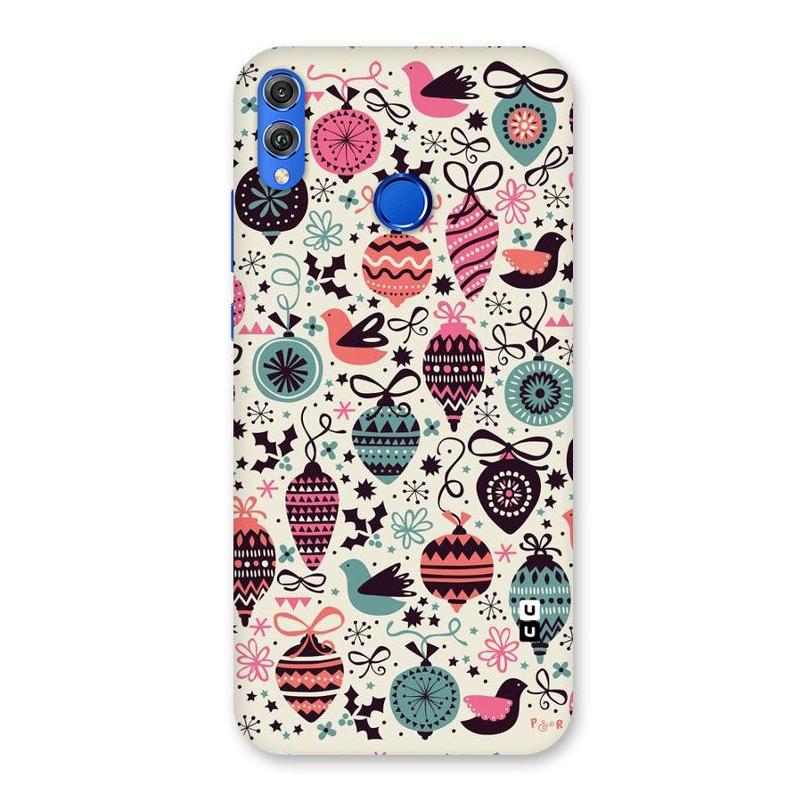 Celebration Pattern Back Case for Honor 8X