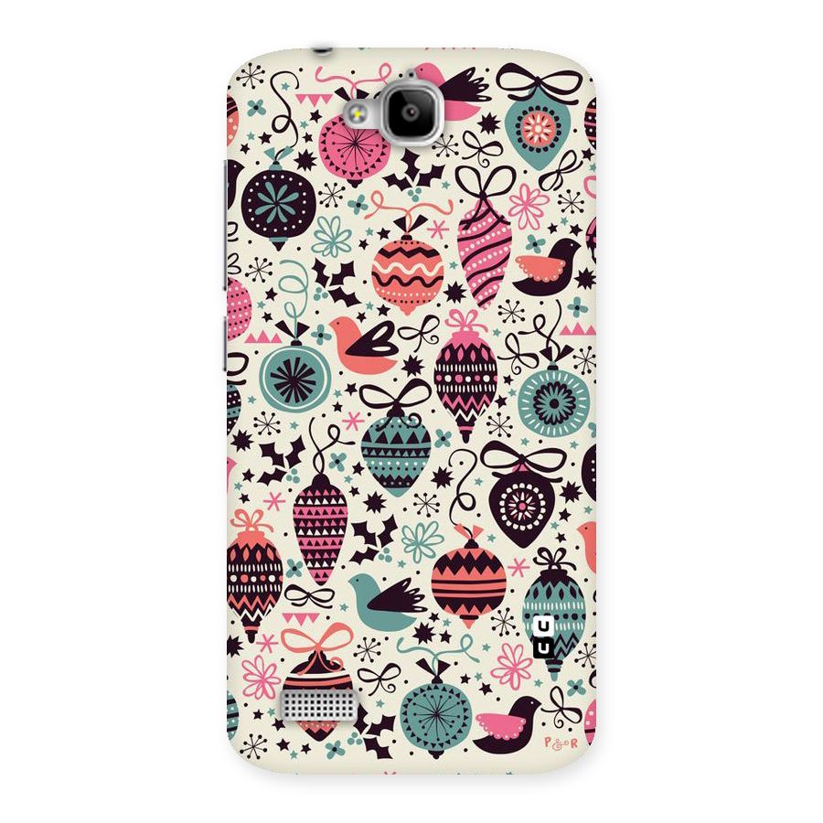 Celebration Pattern Back Case for Honor Holly