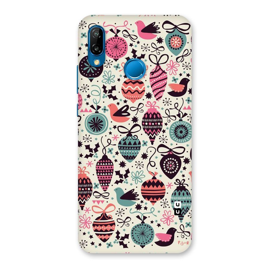 Celebration Pattern Back Case for Huawei P20 Lite