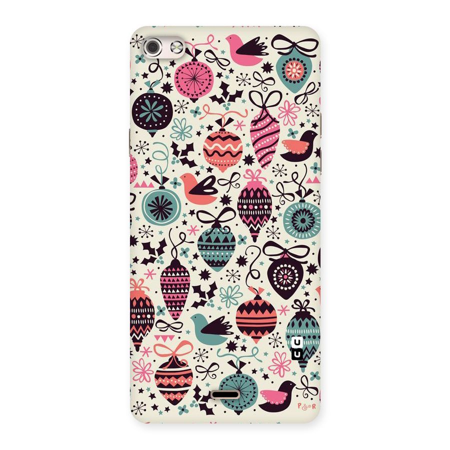 Celebration Pattern Back Case for Micromax Canvas Silver 5