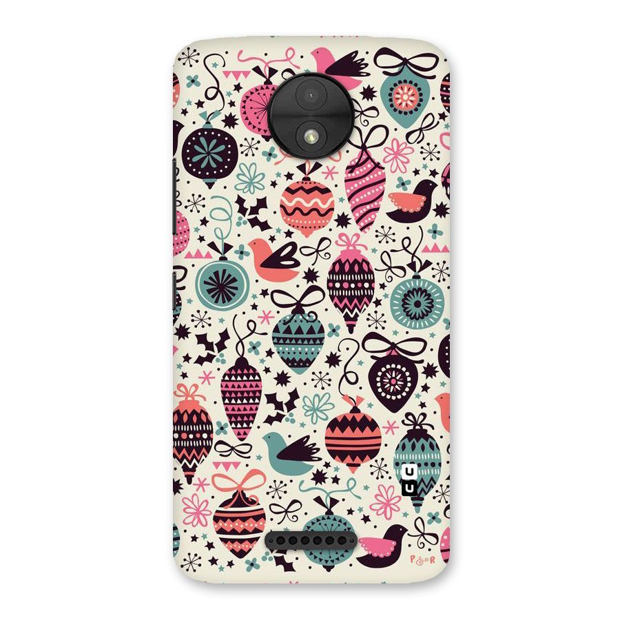 Celebration Pattern Back Case for Moto C