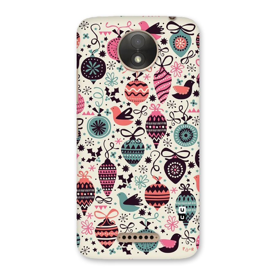 Celebration Pattern Back Case for Moto C Plus