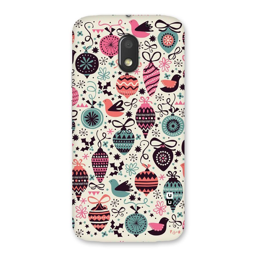 Celebration Pattern Back Case for Moto E3 Power