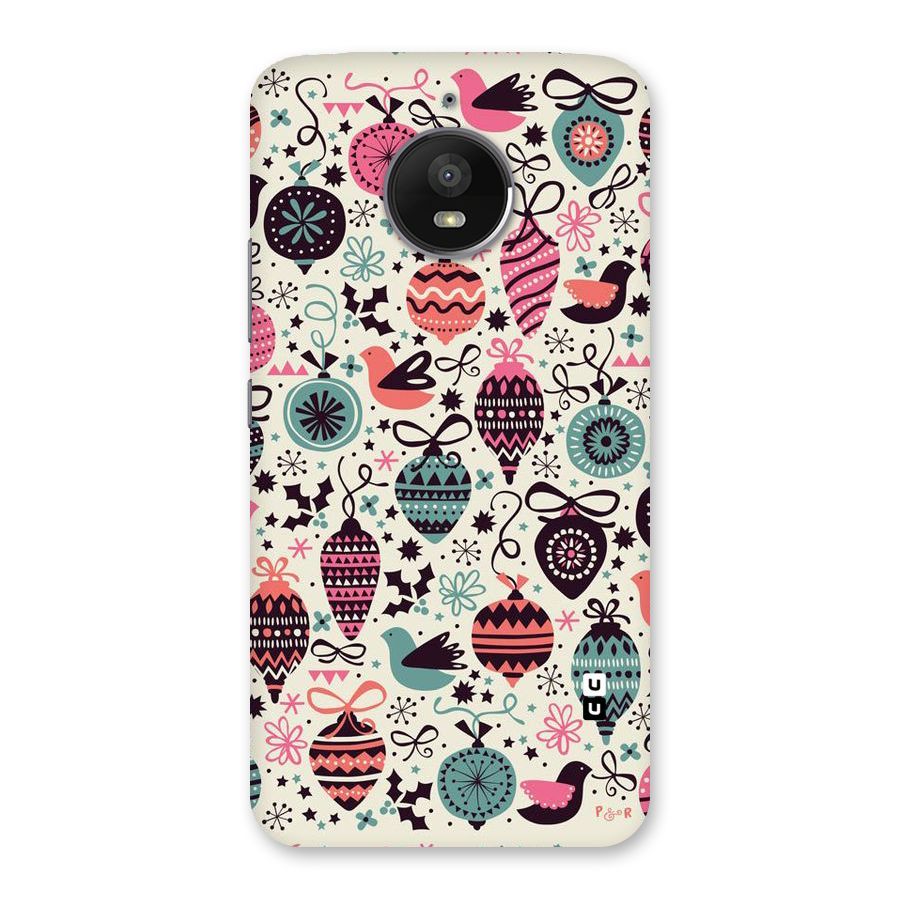 Celebration Pattern Back Case for Moto E4 Plus