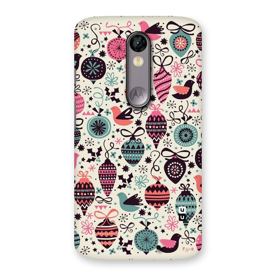 Celebration Pattern Back Case for Moto X Force