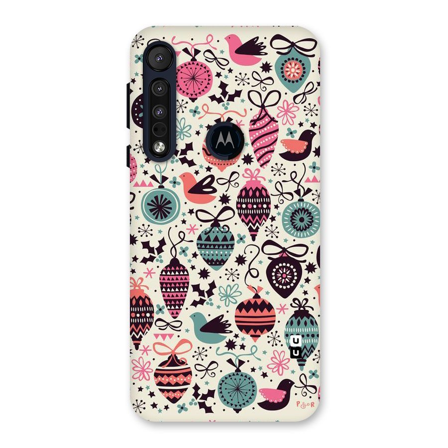 Celebration Pattern Back Case for Motorola One Macro