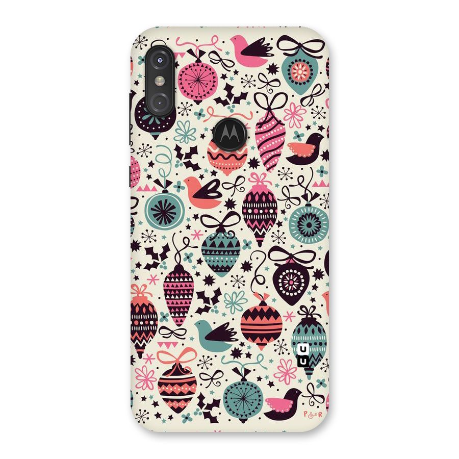 Celebration Pattern Back Case for Motorola One Power