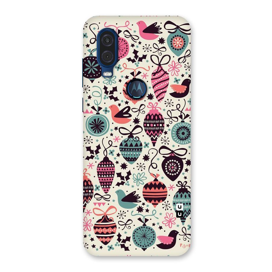 Celebration Pattern Back Case for Motorola One Vision