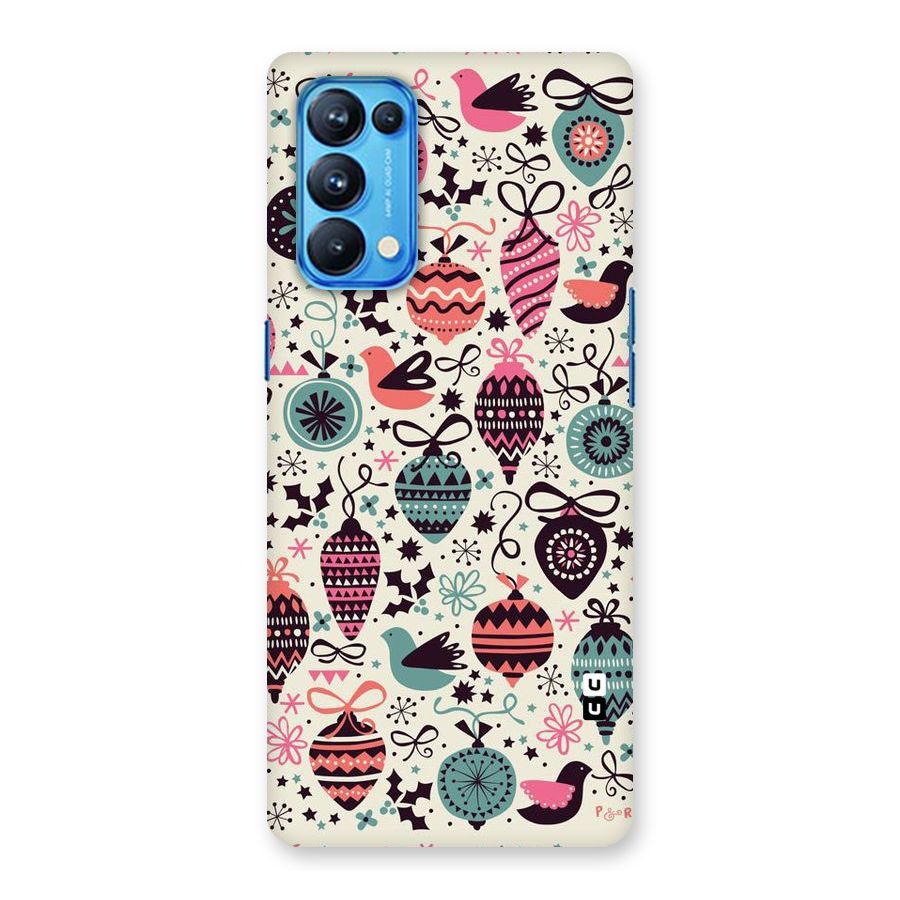 Celebration Pattern Back Case for Oppo Reno5 Pro 5G