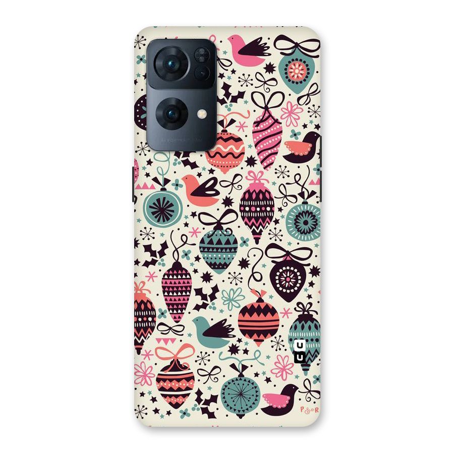 Celebration Pattern Back Case for Oppo Reno7 Pro 5G
