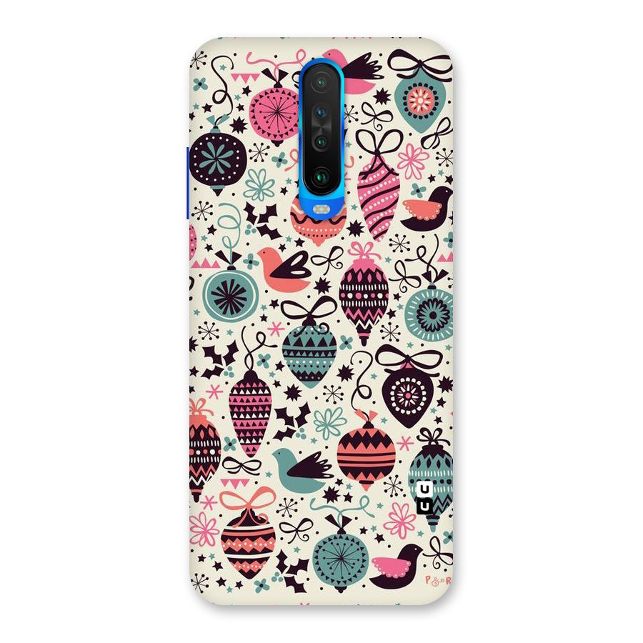 Celebration Pattern Back Case for Poco X2