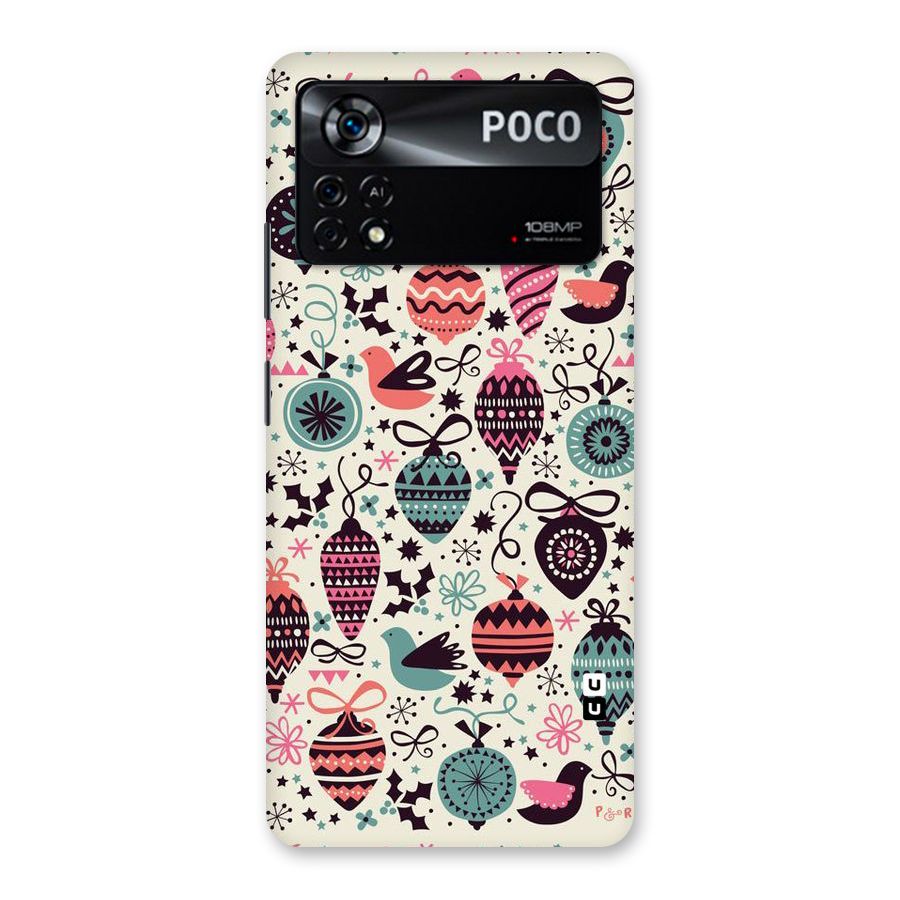 Celebration Pattern Back Case for Poco X4 Pro 5G
