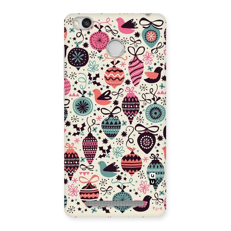 Celebration Pattern Back Case for Redmi 3S Prime