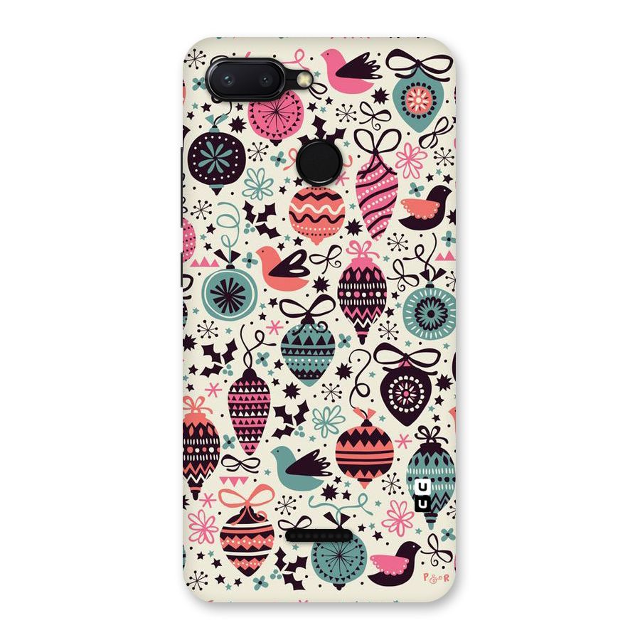 Celebration Pattern Back Case for Redmi 6