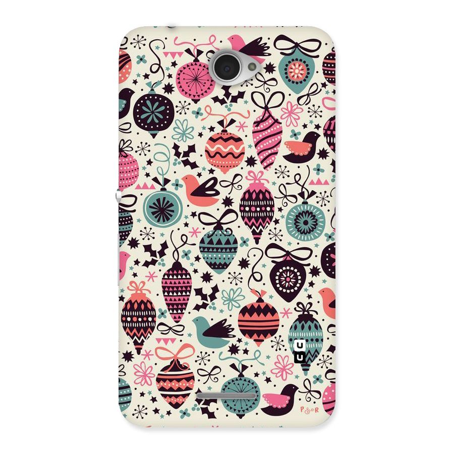 Celebration Pattern Back Case for Sony Xperia E4