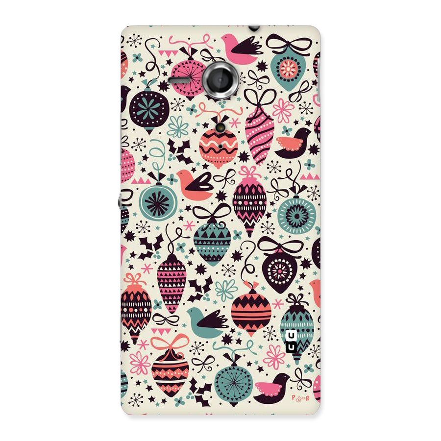 Celebration Pattern Back Case for Sony Xperia SP