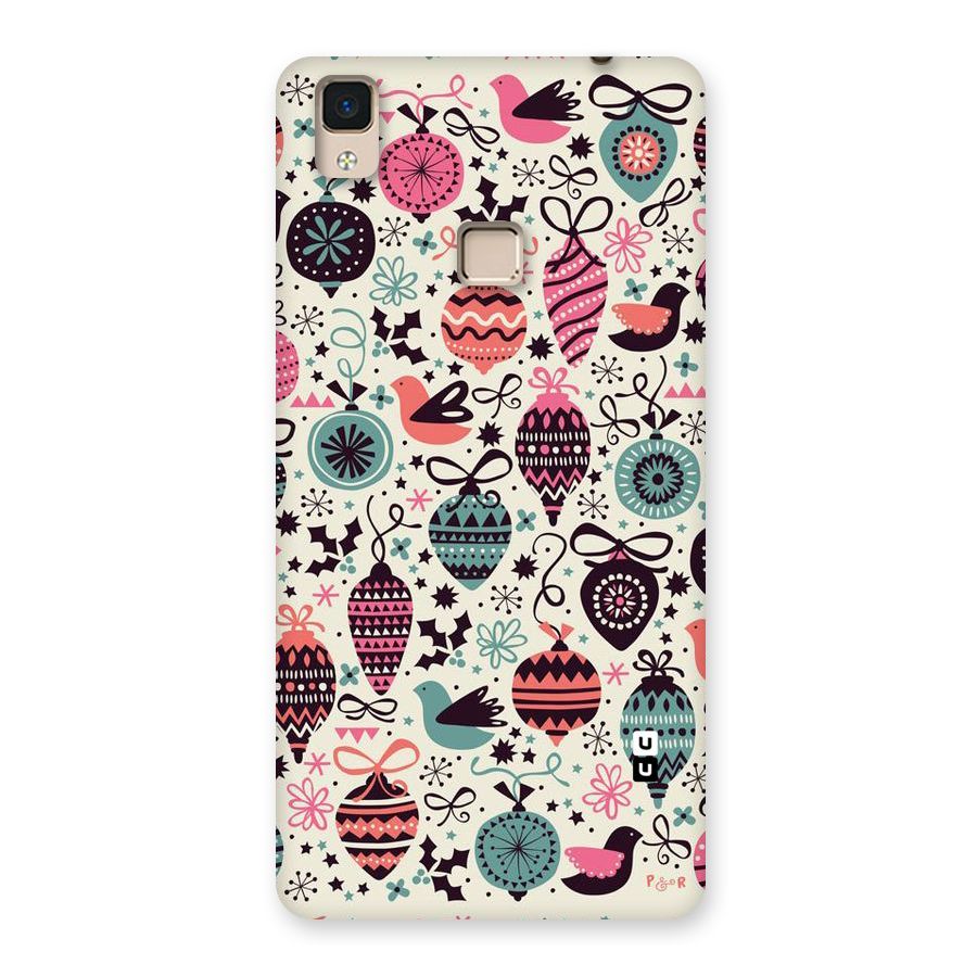 Celebration Pattern Back Case for V3 Max