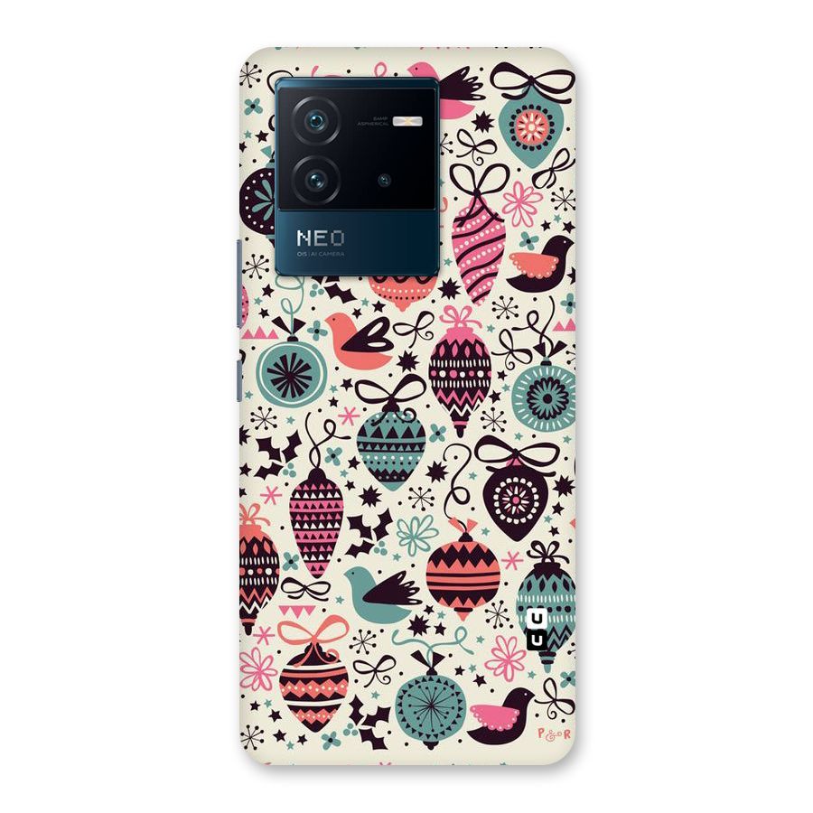 Celebration Pattern Back Case for Vivo iQOO Neo 6 5G