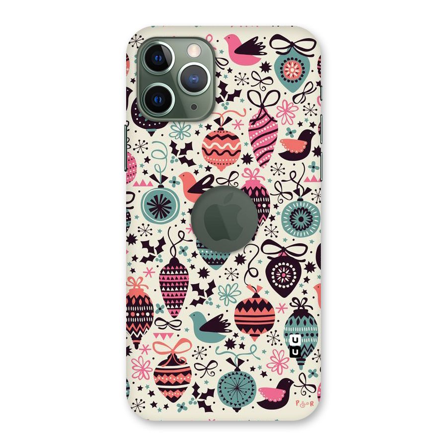 Celebration Pattern Back Case for iPhone 11 Pro Logo  Cut
