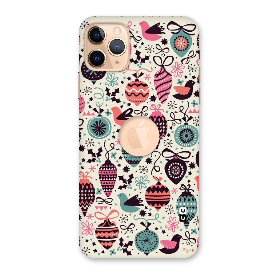 Celebration Pattern Back Case for iPhone 11 Pro Max Logo Cut