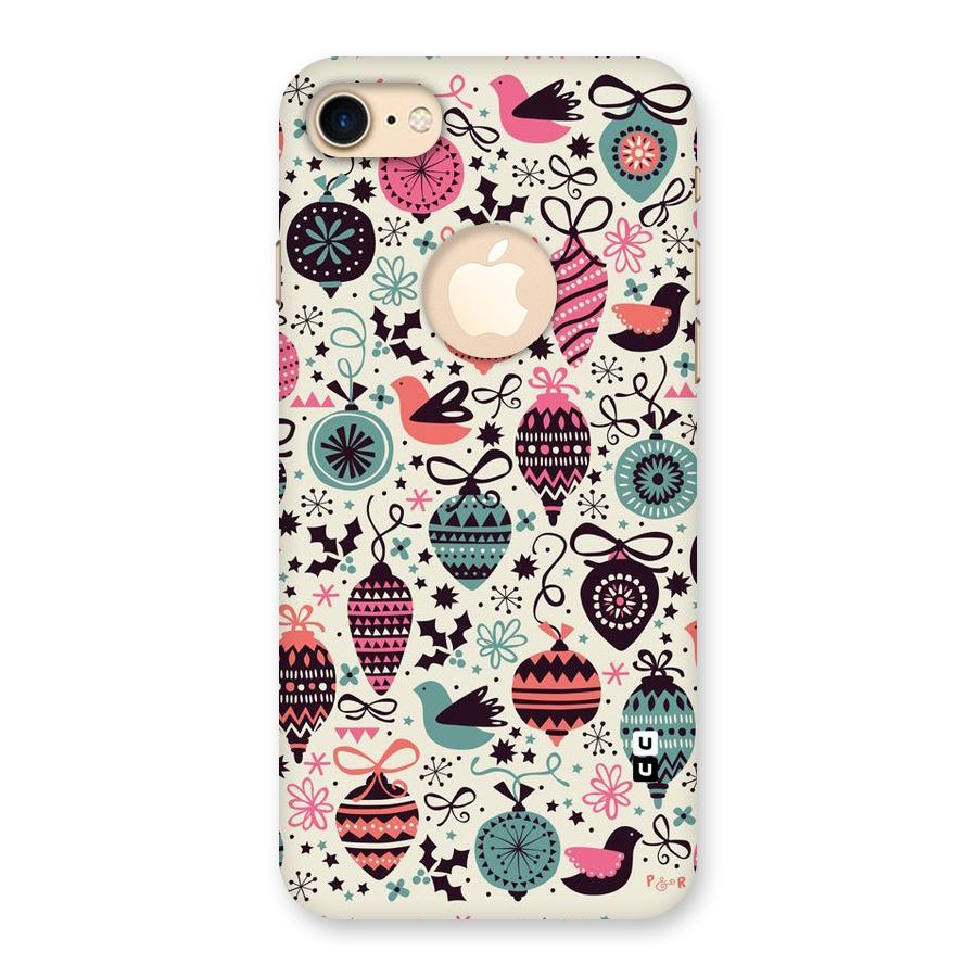 Celebration Pattern Back Case for iPhone 8 Logo Cut