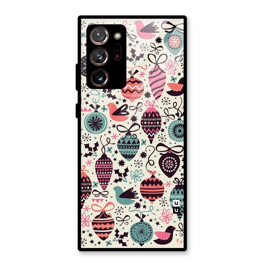 Celebration Pattern Glass Back Case for Galaxy Note 20 Ultra
