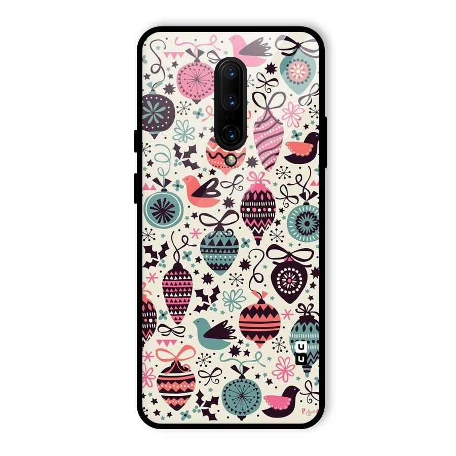 Celebration Pattern Glass Back Case for OnePlus 7 Pro