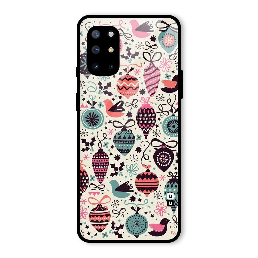 Celebration Pattern Glass Back Case for OnePlus 8T