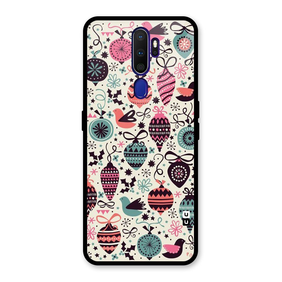 Celebration Pattern Glass Back Case for Oppo A9 (2020)